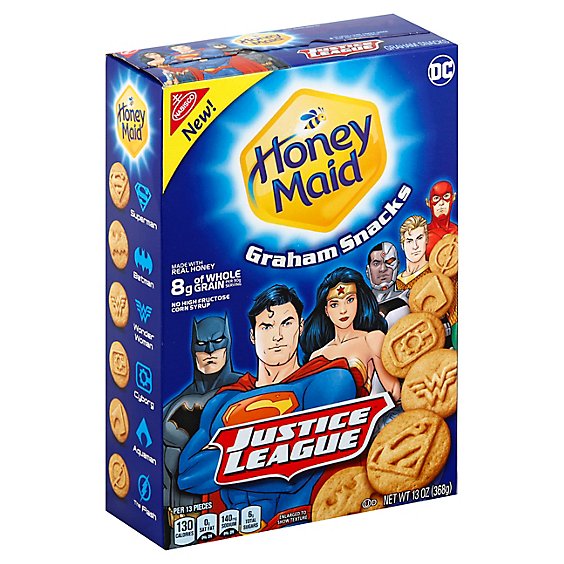 Honey Maid Graham Snacks Justice League - 13 Oz