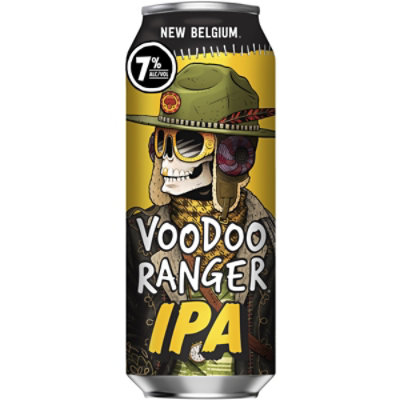 New Belgium Brewing Voodoo Ranger IPA Beer 7% ABV Can - 19.2 Fl. Oz. - Image 2