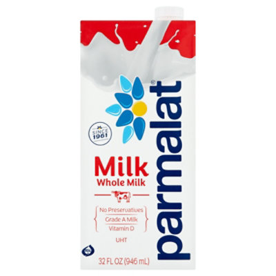 Parmalat Milk Whole Box 1 Quart 32 Fl Oz Albertsons