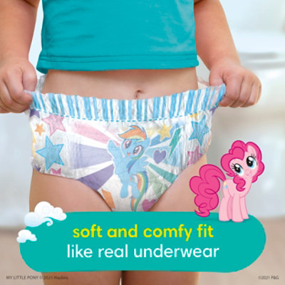 Pampers Easy Ups Size 2T To 3T Girls Training Underwear - 25 Count - Image 3