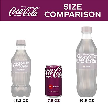 Coca-Cola Soda Pop Flavored Cherry Mini Cans - 10-7.5 Fl. Oz. - Image 3