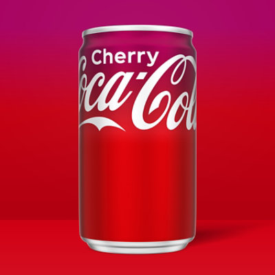 Coca-Cola Soda Pop Flavored Cherry Mini Cans - 10-7.5 Fl. Oz. - Image 3