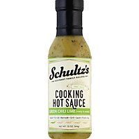 Schultzs Gourmet Sauce Ht Ckng Grn Chl Lm - 13 Oz - Image 2