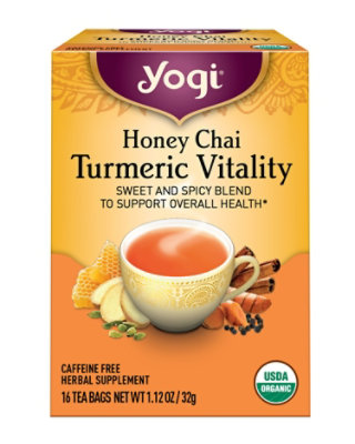 Yogi Teas Tea Honey Chai Turmeric Vt - 16 Bag - Image 2