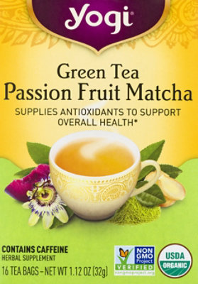 Yogi Teas Tea Green Psson Frut Matc - 16 Bag - Image 2