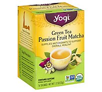 Yogi Teas Tea Green Psson Frut Matc - 16 Bag