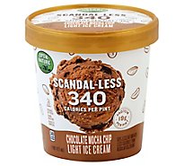 Open Nature Scandal-Less Chocolate Mocha Chip Light Ice Cream - 1 Pint