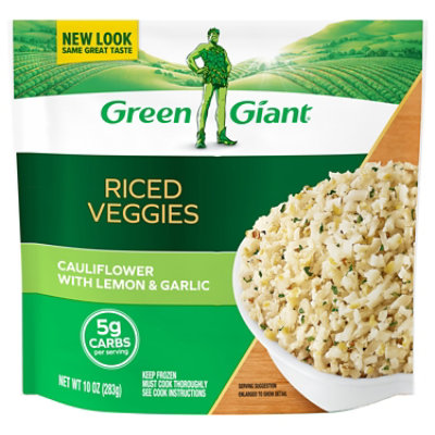 Green Giant Riced Veggies Cauliflower With Lemon & Garlic - 10 Oz