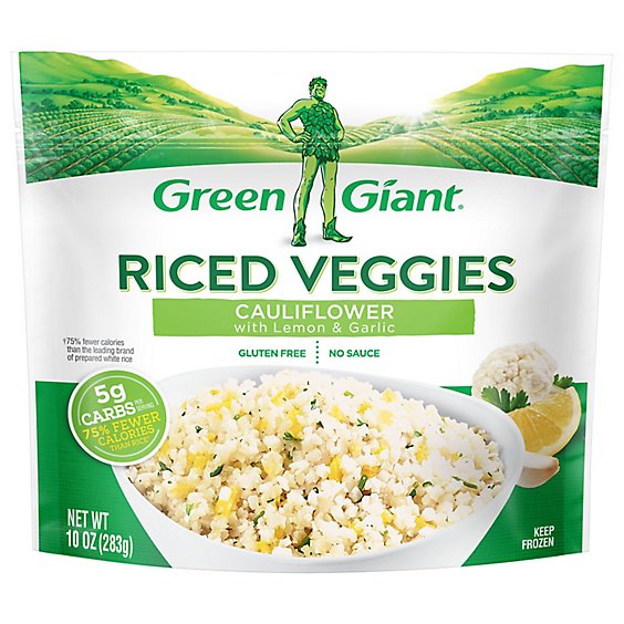 Green Giant Riced Veggies Cauliflower With Lemon & Garlic - 10 Oz