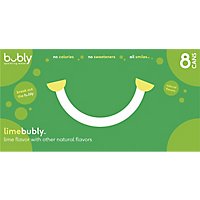 bubly Sparkling Water Lime Cans - 8-12 Fl. Oz. - Image 2