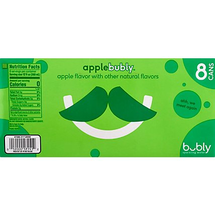 bubly Sparkling Water Apple Cans - 8-12 Fl. Oz. - Image 6