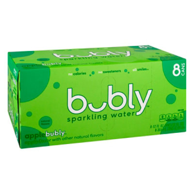 bubly Sparkling Water Apple Cans - 8-12 Fl. Oz.