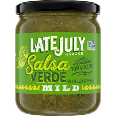 LATE JULY Snacks Mild Salsa Verde - 15.5 Oz - Image 1