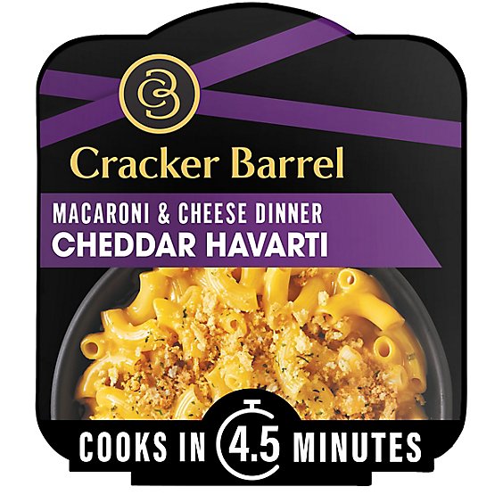 Cracker Barrel Cheddar Havarti Macaroni & Cheese Dinner Bowl - 3.8 Oz