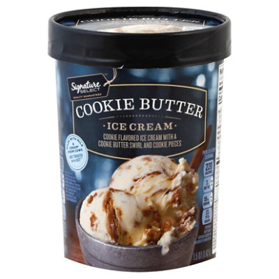 Signature Select Ice Cream Cookie Butter - 1.5 Quart