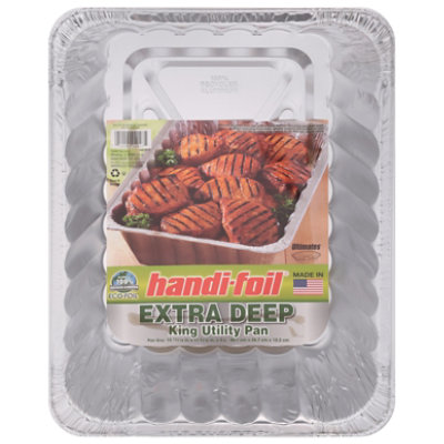 Handi-Foil Extra Deep Super King Poultry Pan