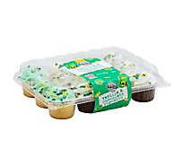 Cupcakes Two-Bite St Patricks Day Assorted - 10 Oz