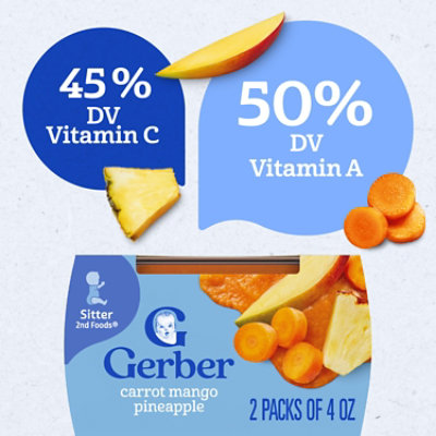 Gerb 2nd Cart Mango Pineaple - 2-4 Oz - Image 2