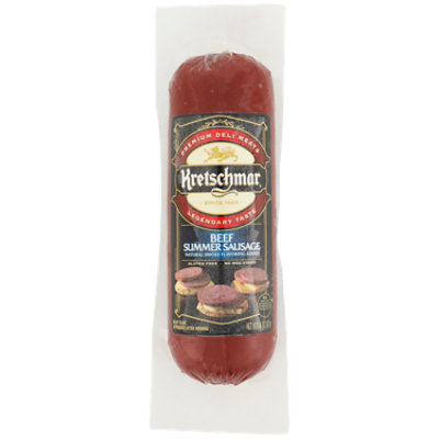 Kretschmar Premium Deli Beef Summer Sausage - 14 Oz - Image 1