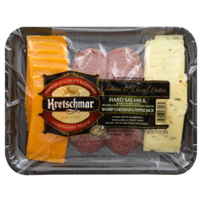 Kretschmar Platter Salami & Cheese - 12 Oz