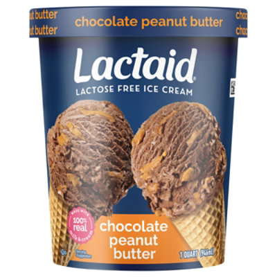 Lactaid Peanut Butter Chip Ice Cream - 1 Quart - Image 3