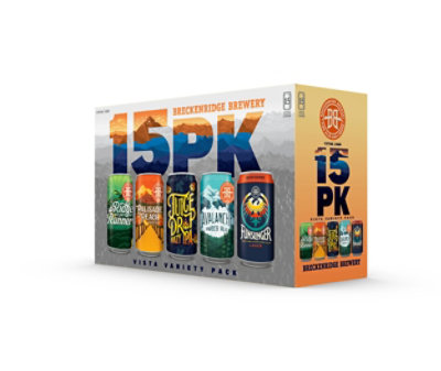 Breckenridge Brewery Craft Beer Sampler Pack Cans - 15-12 Fl. Oz. - Image 1