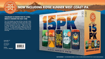 Breckenridge Brewery Craft Beer Sampler Pack Cans - 15-12 Fl. Oz. - Image 4