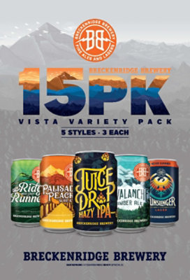 Breckenridge Brewery Craft Beer Sampler Pack Cans - 15-12 Fl. Oz. - Image 5