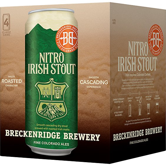 Breckenridge Brewery Nitro Irish Stout Can - 4-13.6 Oz