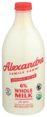 Alexandre Organic Whole Milk 6% - 48Oz - Image 1