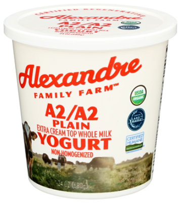 Alexandre Organic  Yogurt Plain 6% - 24Oz - Image 4