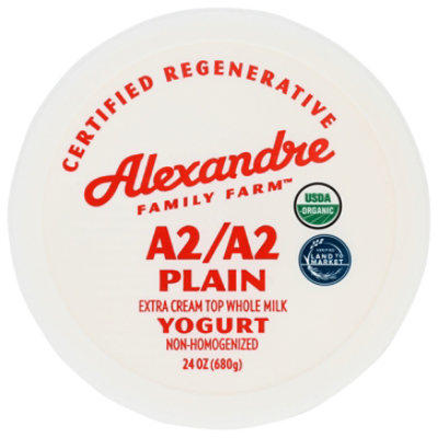 Alexandre Organic  Yogurt Plain 6% - 24Oz - Image 5