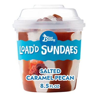 Blue Bunny Loadd Sundae Salted Caramel - 8.5 Fl. Oz. - Image 1