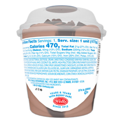 Blue Bunny Loadd Sundae Chocolate Brown - 8.5 Fl. Oz. - Image 2