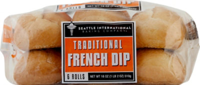Seattle International Baking Company Hoagie Rolls Traditional French Dip 6 Count - 18 Oz - Image 2