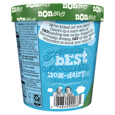 Ben & Jerry's Peanut Butter Half Baked Non Dairy Frozen Dessert - 16 Oz - Image 6