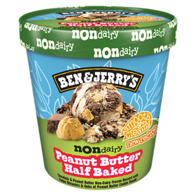 Ben & Jerry's Peanut Butter Half Baked Non Dairy Frozen Dessert - 16 Oz - Image 1