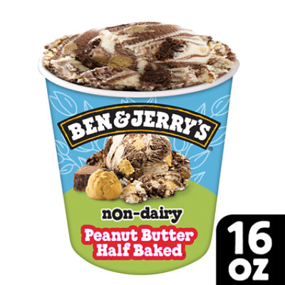 Ben & Jerry's Peanut Butter Half Baked Non Dairy Frozen Dessert - 16 Oz - Image 2