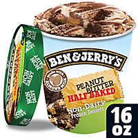 Ben & Jerrys Peanut Butter Half Baked Non Dairy Frozen Dessert - 16 Oz - Image 1