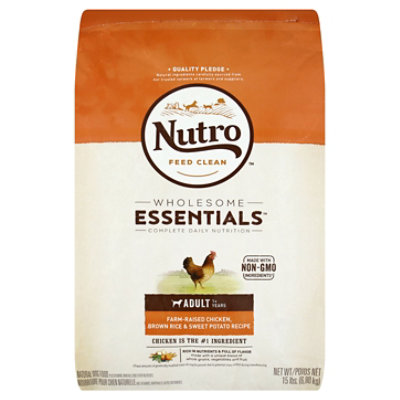 NUTRO WHOLESOME ESSENTIALS Dog Food Adult Farm Raised Chicken