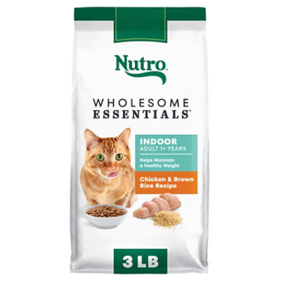 NUTRO Chicken & Brown Rice Dry Cat Food - 3 Lbs - Image 1