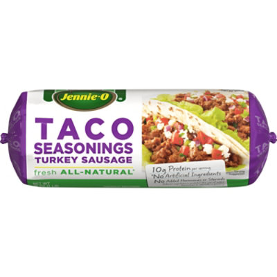 Jennie-O Turkey Sausage Taco Seasonings Chub Fresh - 16 Oz - Image 1