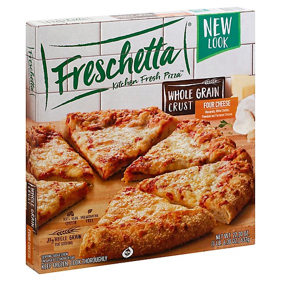 Freschetta Pizza Whole Grain Four Cheese Frozen - 22.3 Oz