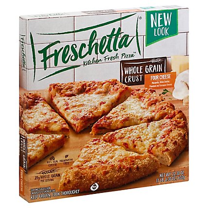 Freschetta Pizza Whole Grain Four Cheese Frozen - 22.3 Oz - Image 1