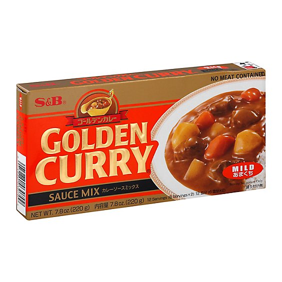 S&B Mild Mix Golden Curry Sauce - 7.8 Oz