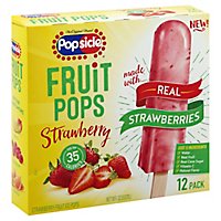 Popsicle Fruit Pops Strawberry - 12 Count - Image 1