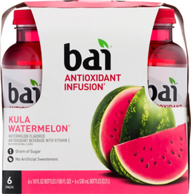 Bai Antioxidant Infusion Kula Watermelon Flavored Water Bottle - 6