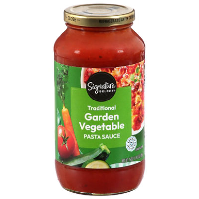 Signature SELECT Pasta Sauce Traditional Garden Vegetable Jar - 25 Oz - Image 3
