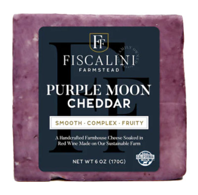 Fiscalini Purple Moon Cheddar Ew - 6 Oz - Image 1