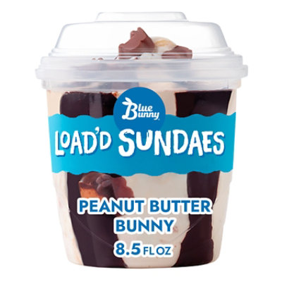 Blue Bunny Loadd Sundae Peanut Butter - 8.5 Fl. Oz.